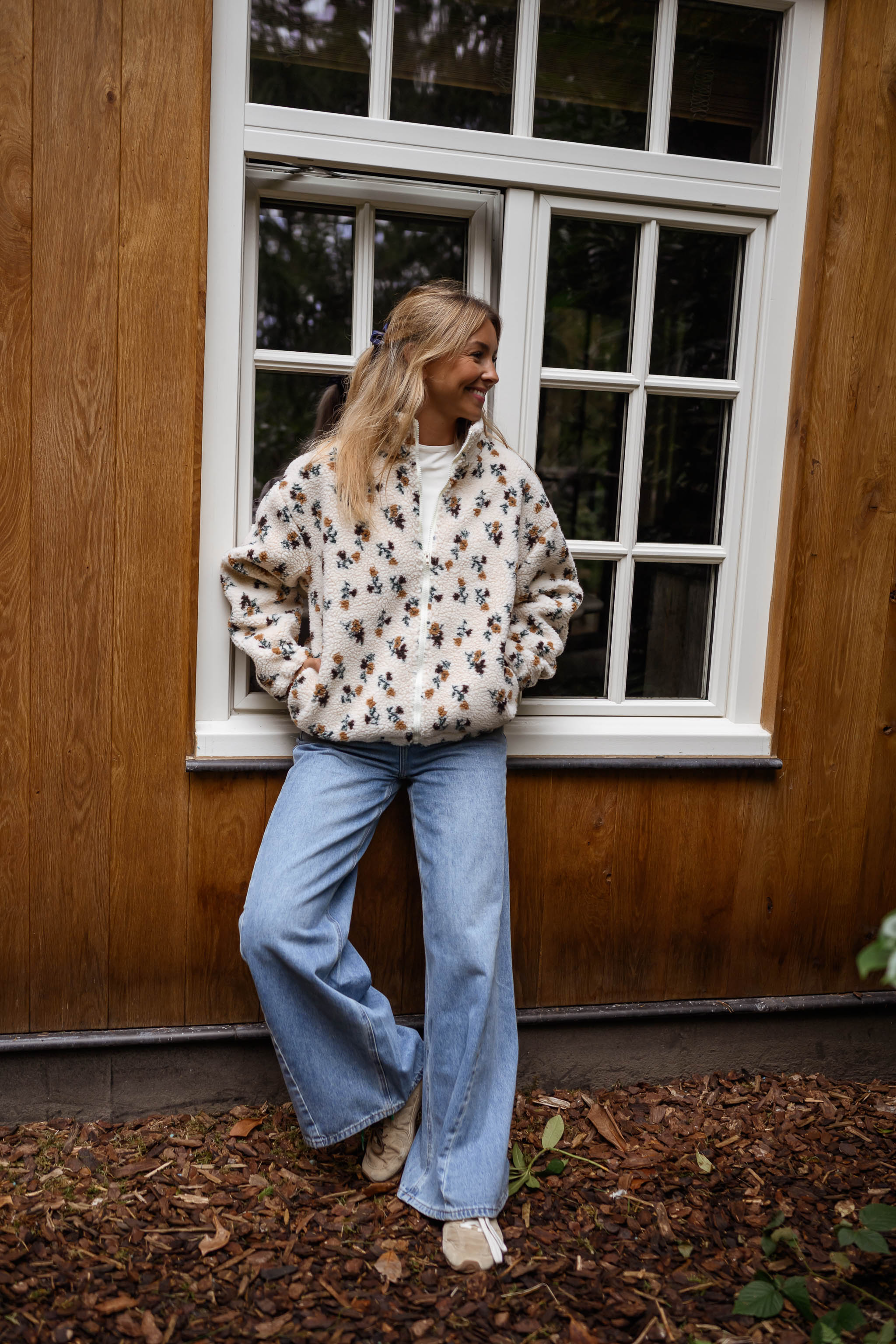 Alice | polaire douce à imprimé fleuri