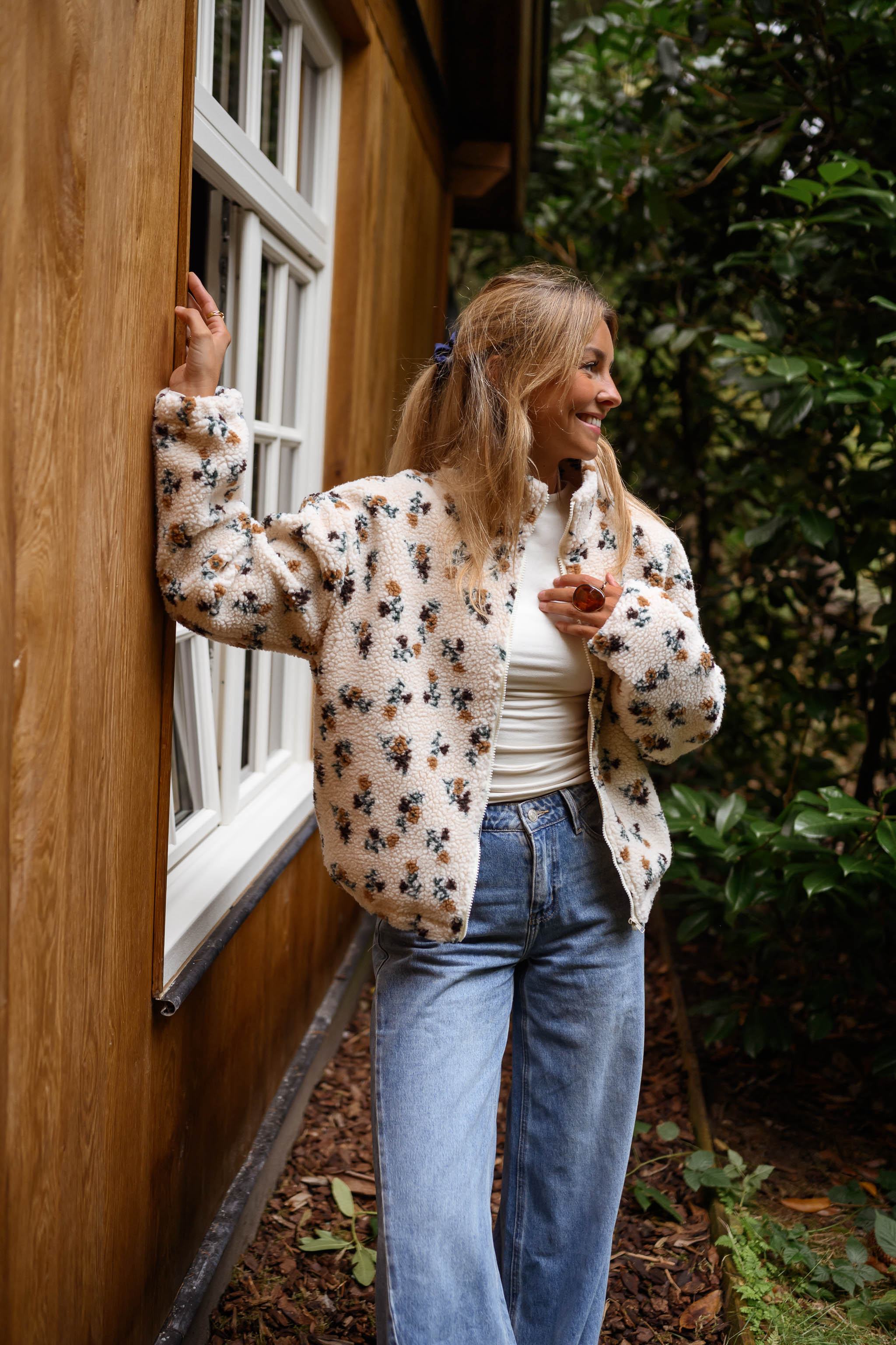 Alice | polaire douce à imprimé fleuri