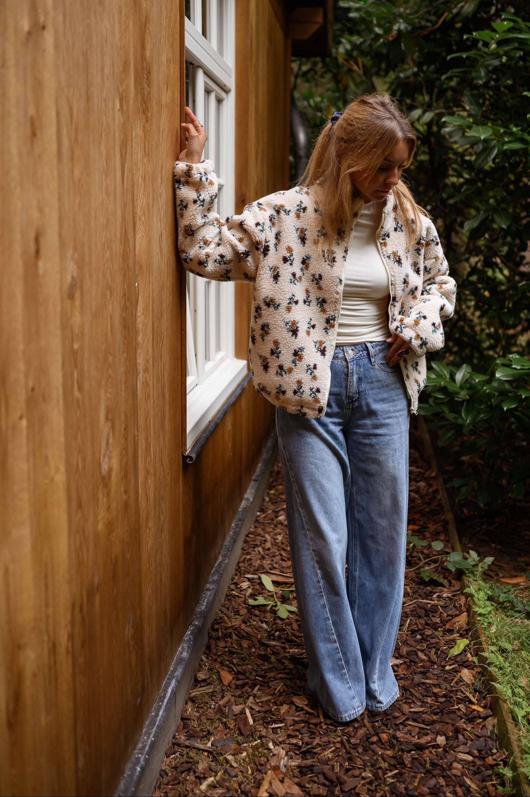 Alice | polaire douce à imprimé fleuri