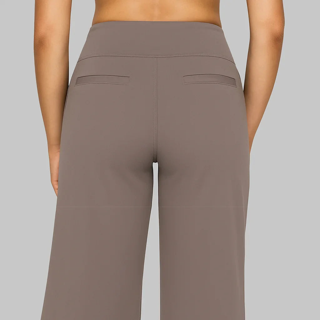 Pantalon droit extensible | Liberté de mouvement et élégance naturelle 