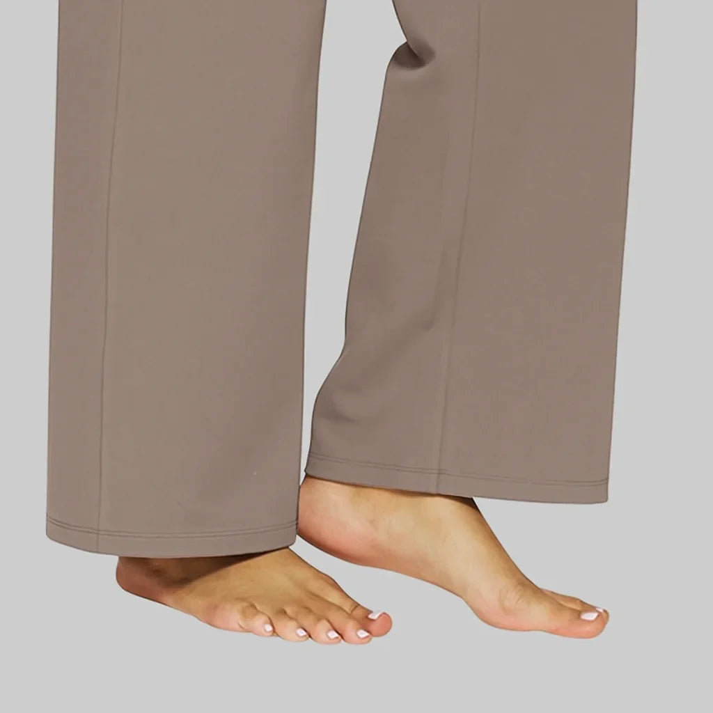 Pantalon droit extensible | Liberté de mouvement et élégance naturelle 