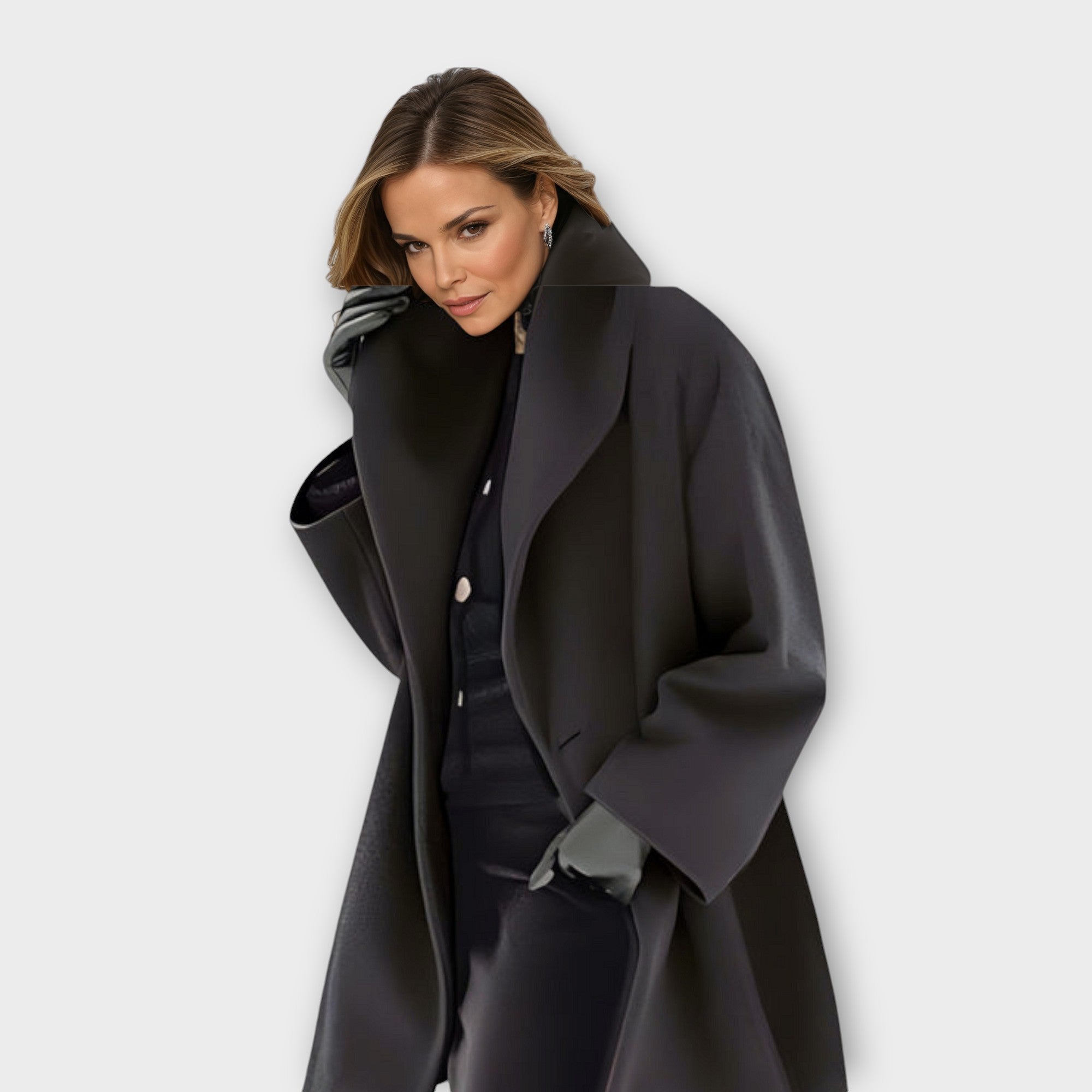 Manteau long Emma | Élégance moderne et chaleur raffinée